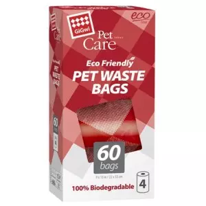 85044 Пакеты биоразлагаемые для выгула собак (4 рулона по 15шт) серия PET CARE