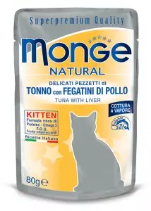 MONGE Tuna with liver in Jelly Kitten