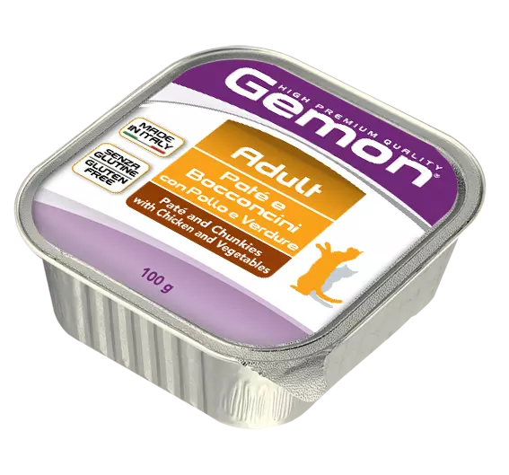 GEMON Chunkies Pate С курицей и овощами