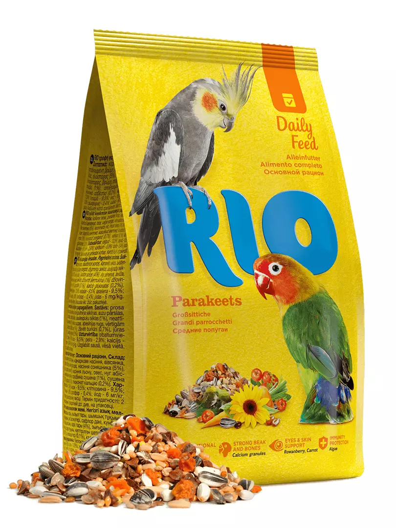 RIO Корм для средних попугаев