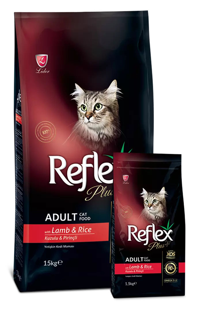 Reflex Plus с ягненком и рисом для кошек