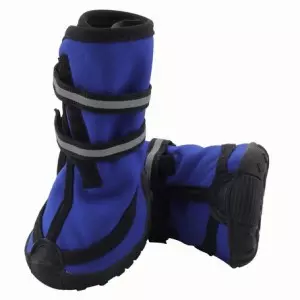 YXS137-L Ботинки для собак синие 65*60*75мм (уп.4шт.)