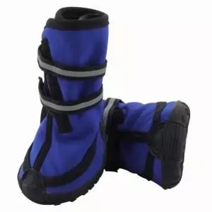 YXS137-S Ботинки для собак синие 55*50*65мм (уп.4шт.)