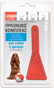 Празицид-комплекс для собак и щенков от 10 до 20 кг