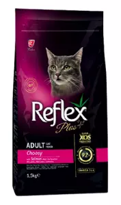 Reflex Plus с лососем для привередливых кошек 1,5 кг