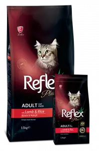 Reflex Plus с ягненком и рисом для кошек