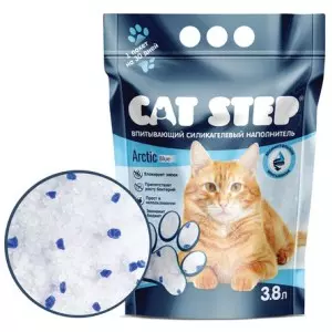 Наполнитель впитывающий силикагелевый CAT STEP Arctic Blue 3,8 л