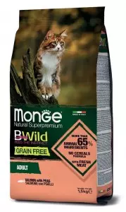 MONGE BWild Cat GRAIN FREE SALMONE CON PISELLI