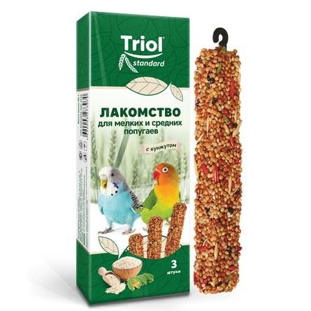 Лакомство Triol Standard для мелких и средних попугаев с кунжутом (уп. 3 шт) 80г