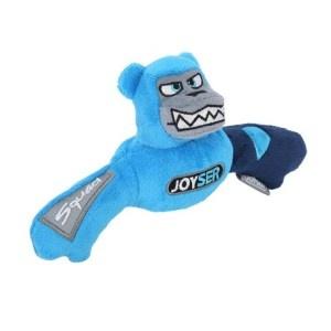 Игрушка для собак JOYSER Squad mini Медведь J-Bear с пищалкой S/M голубой 19 см