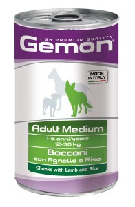 Gemon Adult Medium Chunks with Lamb and Rice