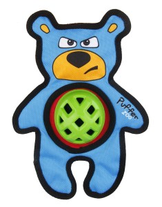 GiGwi PUFFER ZOO Медведь с пищалкой