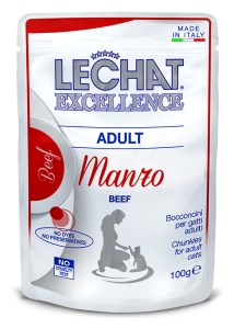 LECHAT Chunkies with Beef Adult