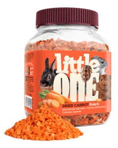 Сушеная морковь Little One Лакомство для всех видов грызунов