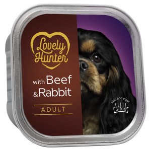 Lovely Hunter dog adult beef and rabbit 150 г консервы для взрослых собак