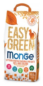 MONGE EASY GREEN Cat litter 100% Italian Maize