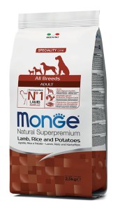 MONGE SPECIALITY LINE ALL BREEDS ADULT Lamb and Rice and Potatoes