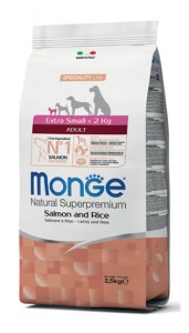 MONGE SPECIALITY LINE EXTRA SMALL ADULT SALMONE AND RICE 