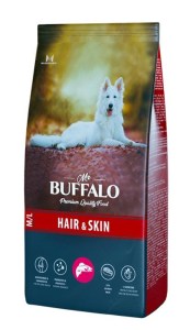 Mr. Buffalo HAIR & SKIN с лососем для взрослых собак