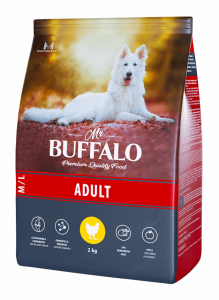 Mr. Buffalo с курицей для взрослых собак всех пород