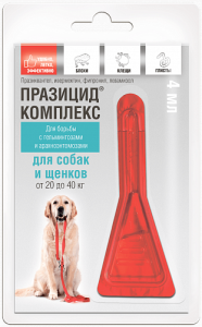 Празицид-комплекс для собак и щенков от 20 до 40 кг