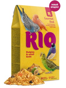 RIO Гурмэ корм для волнистых попугайчиков и мелких птиц