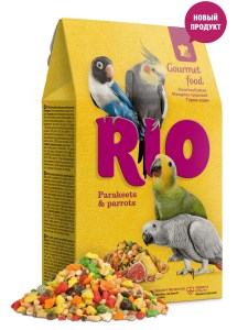 RIO Гурмэ корм для средних и крупных попугаев