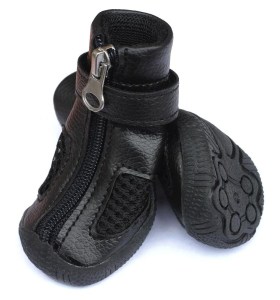 YXS216-1 Ботинки для собак черные