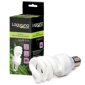 Лампа ультрафиолетовая UVB5.0 26Вт Laguna